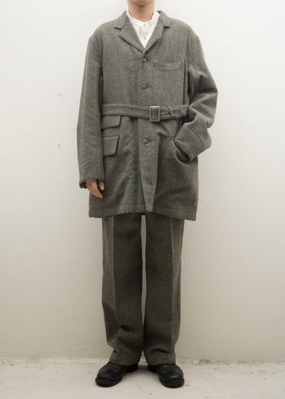 Taiga Takahashi LOT.201 WORK TROUSERS / MELANGE GRAY