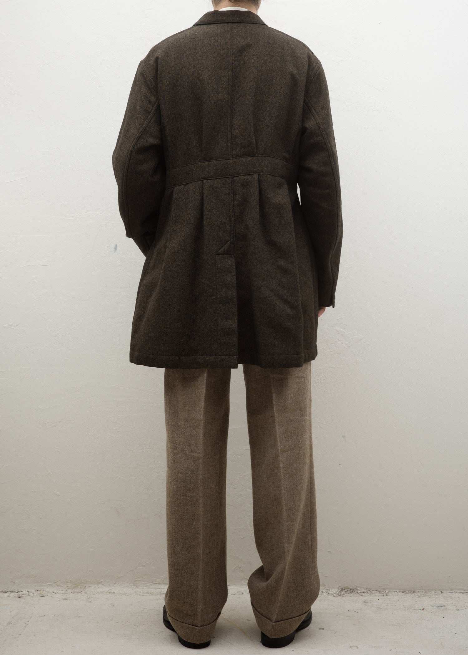 Taiga Takahashi LOT.401 ENGINEER COAT / MELANGE BLACK