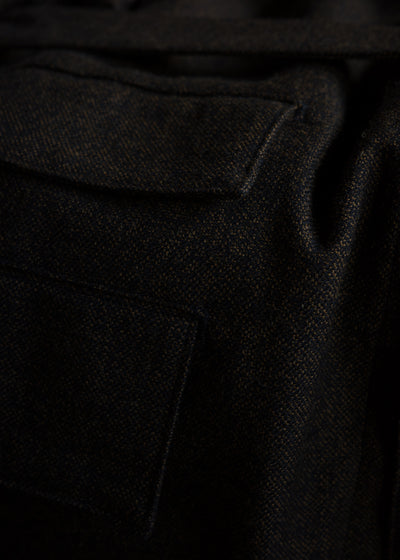 Taiga Takahashi LOT.401 ENGINEER COAT / MELANGE BLACK