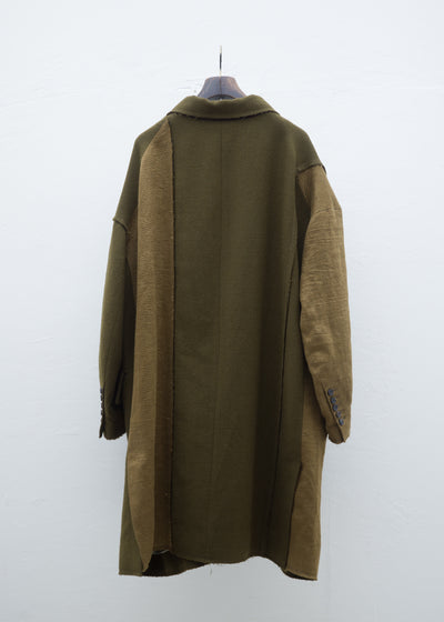 ZIGGY CHEN DOUBLE BREASTED OVERSIZED COAT