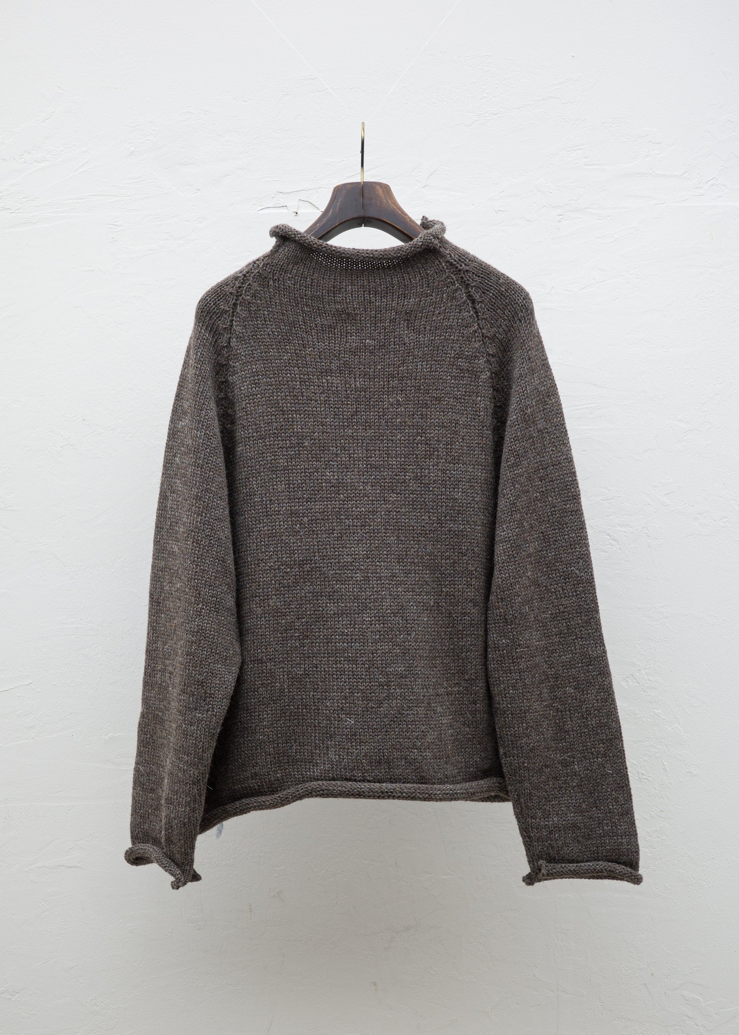 XENIA TELUNTS "FISHERMAN SWEATER" BROWN