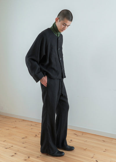 ZIIIN """"GOKUH"""" RAGLAN SLEEVE SHORT BLOUSON / BLACK