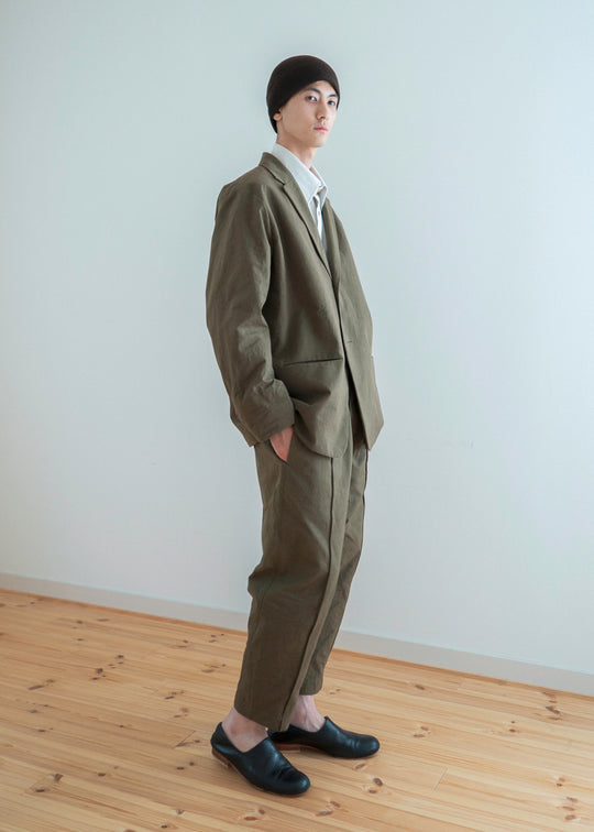ZIIIN ""GIOVANNI"""""""""""""""" UNCONSTRUCTED JACKET / KHAKI