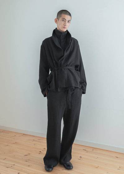 ZIIIN "CAMPANELLA" DOCTOR JACKET / BLACK