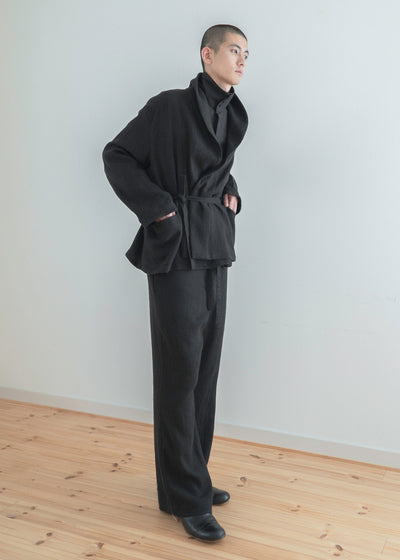 ZIIIN "CAMPANELLA" DOCTOR JACKET / BLACK