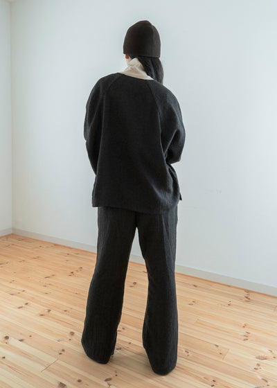 ZIIIN "MIROK" BAGGY PANT / BROWN BLACK