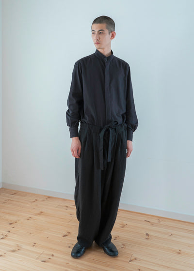 ZIIIN "ANGO"LONG SHIRT / BLACK