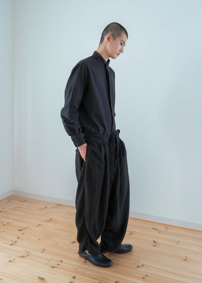 ZIIIN "ANGO"LONG SHIRT / BLACK