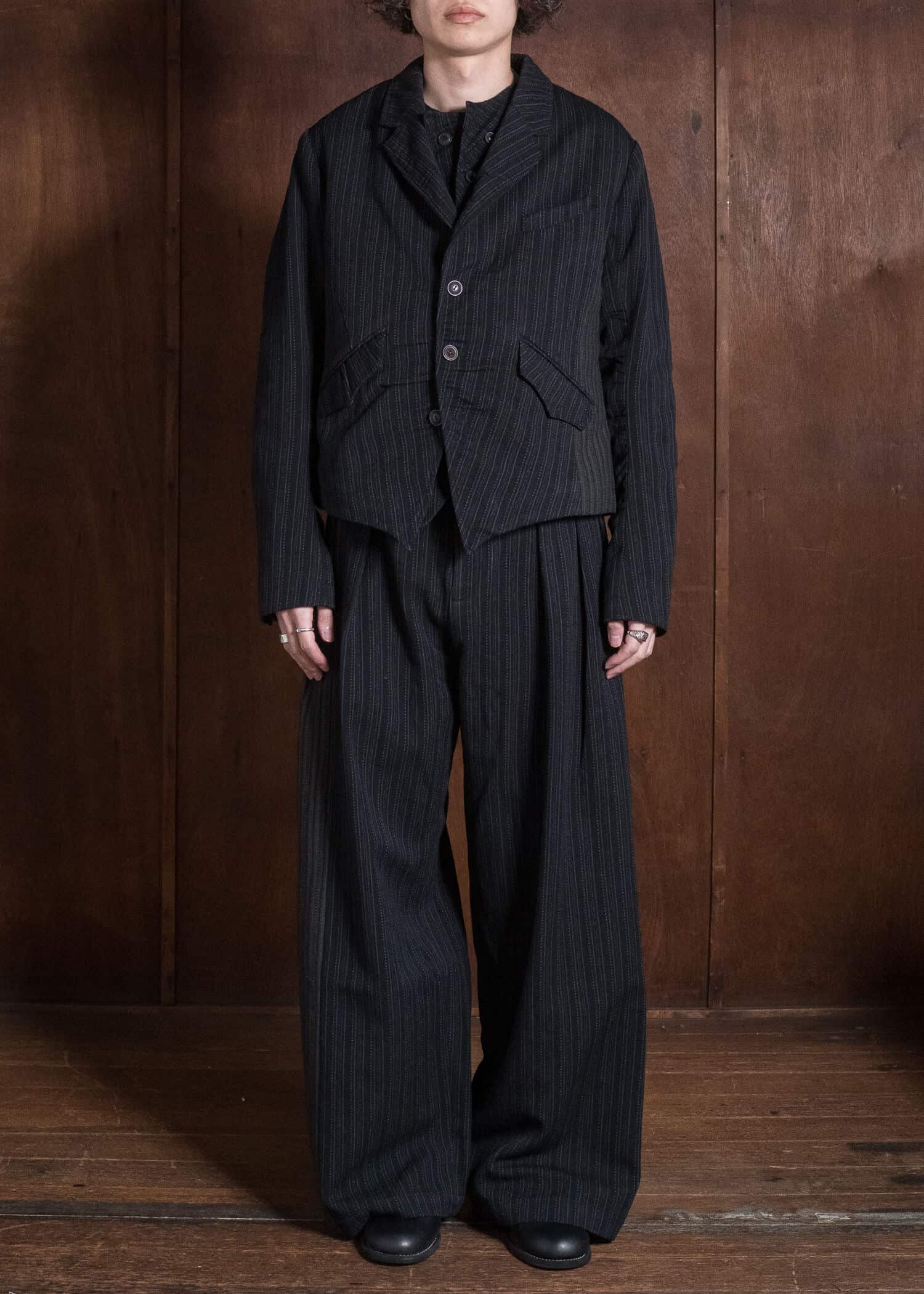 Professor.E E PANTS STRIPE 26FW-PE-TRL-02