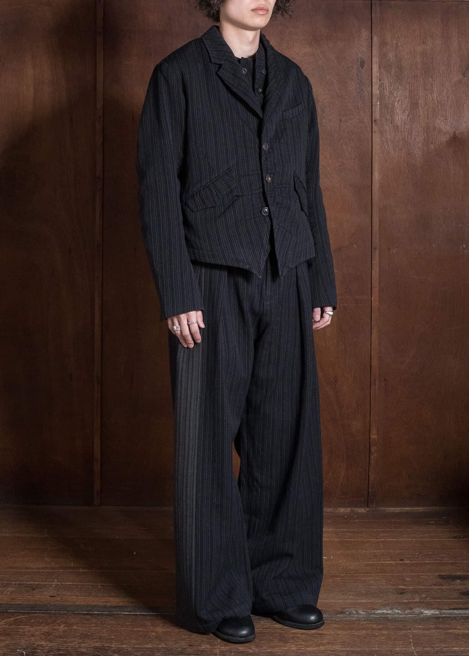 Professor.E E PANTS STRIPE 26FW-PE-TRL-02