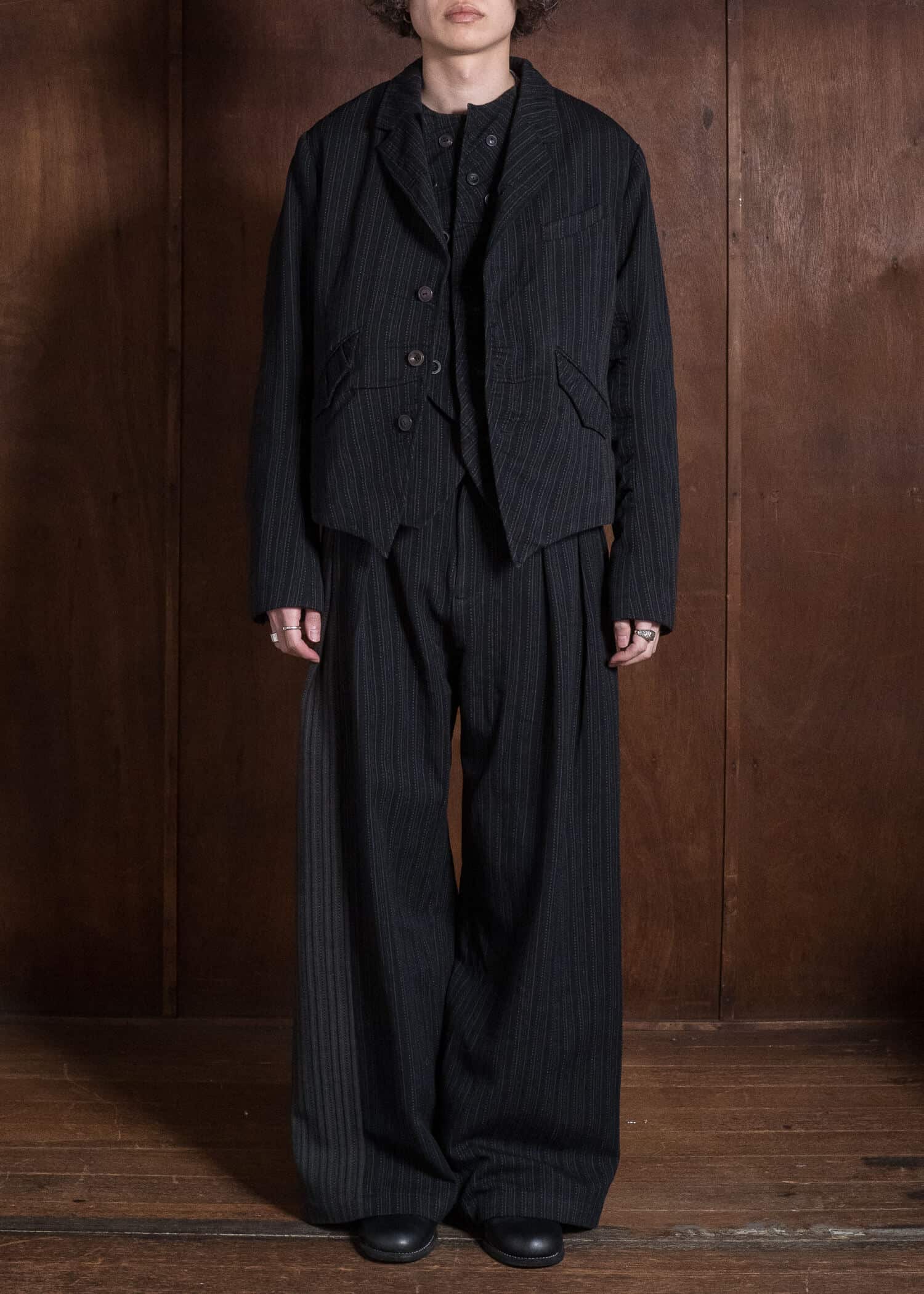 Professor.E E PANTS STRIPE 26FW-PE-TRL-02