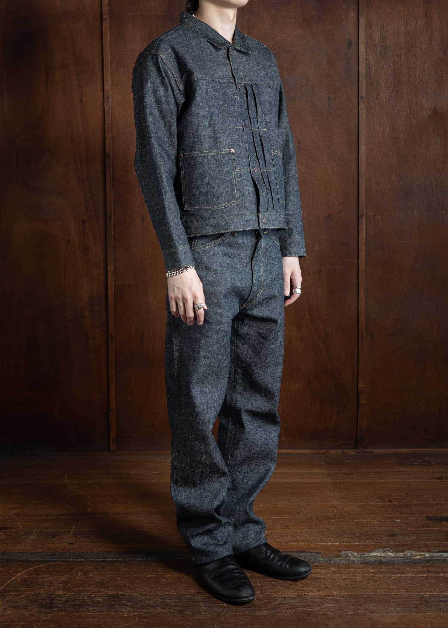 Taiga Takahashi Denim Trousers Lot.702 Raw Indigo