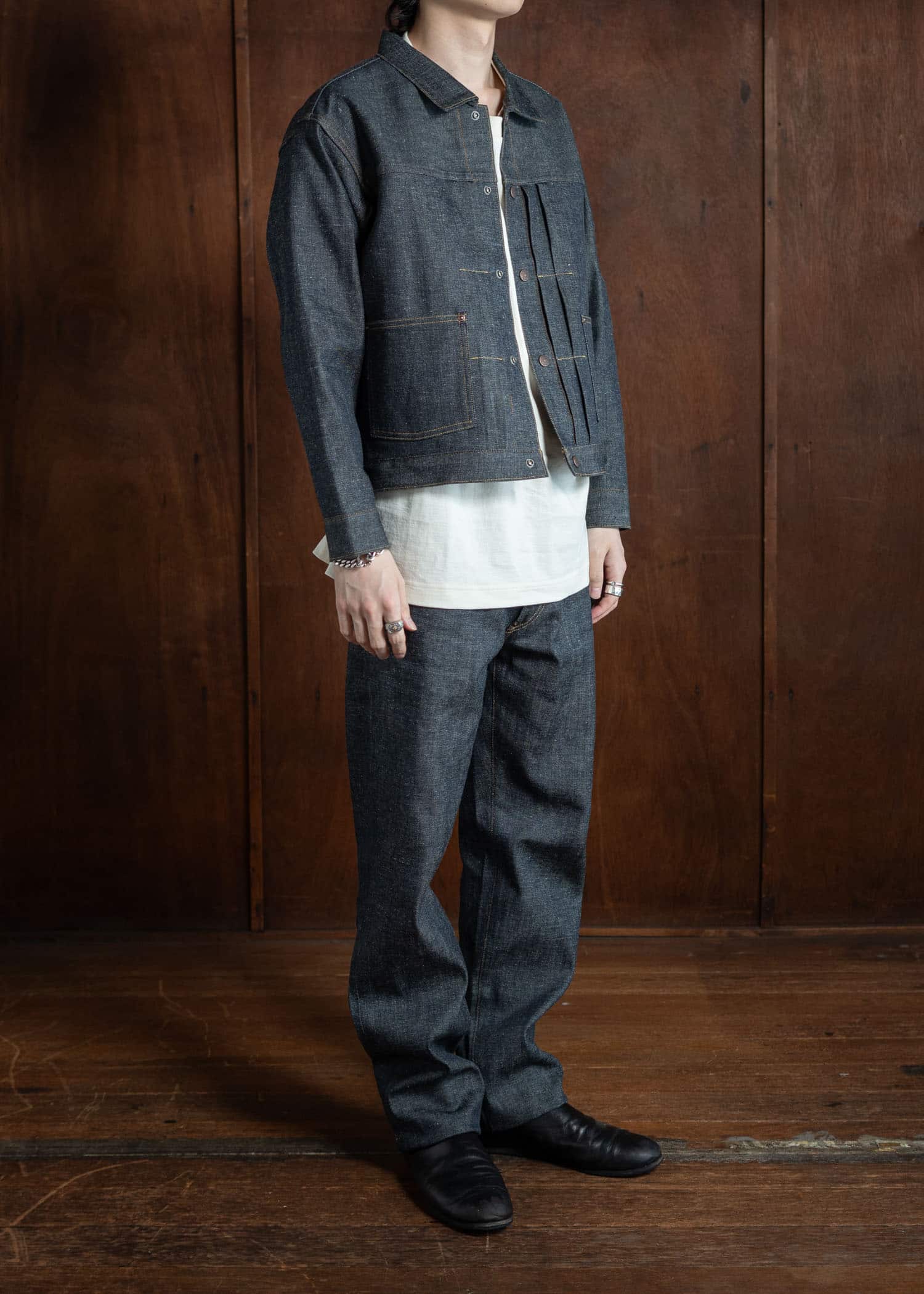 Taiga Takahashi Denim Trousers Lot.702 Raw Indigo