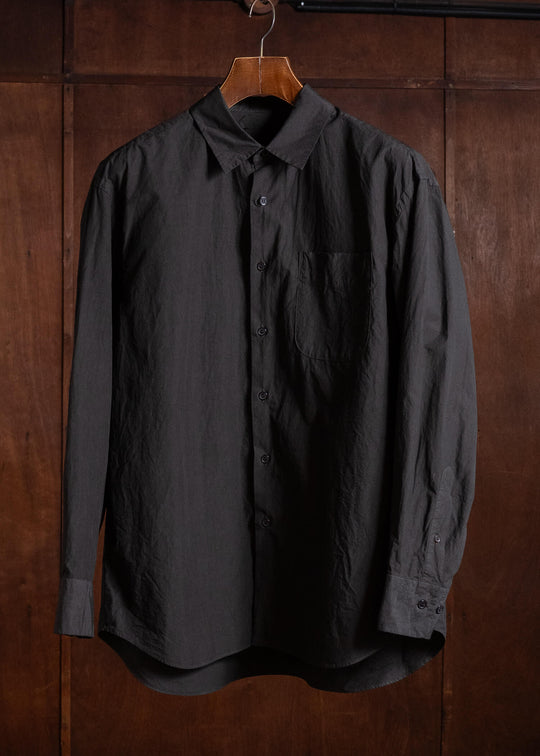YOKO SAKAMOTO YS-26AW-78-KAKISHIBU Regular Collar Shirt KAKISHIBU