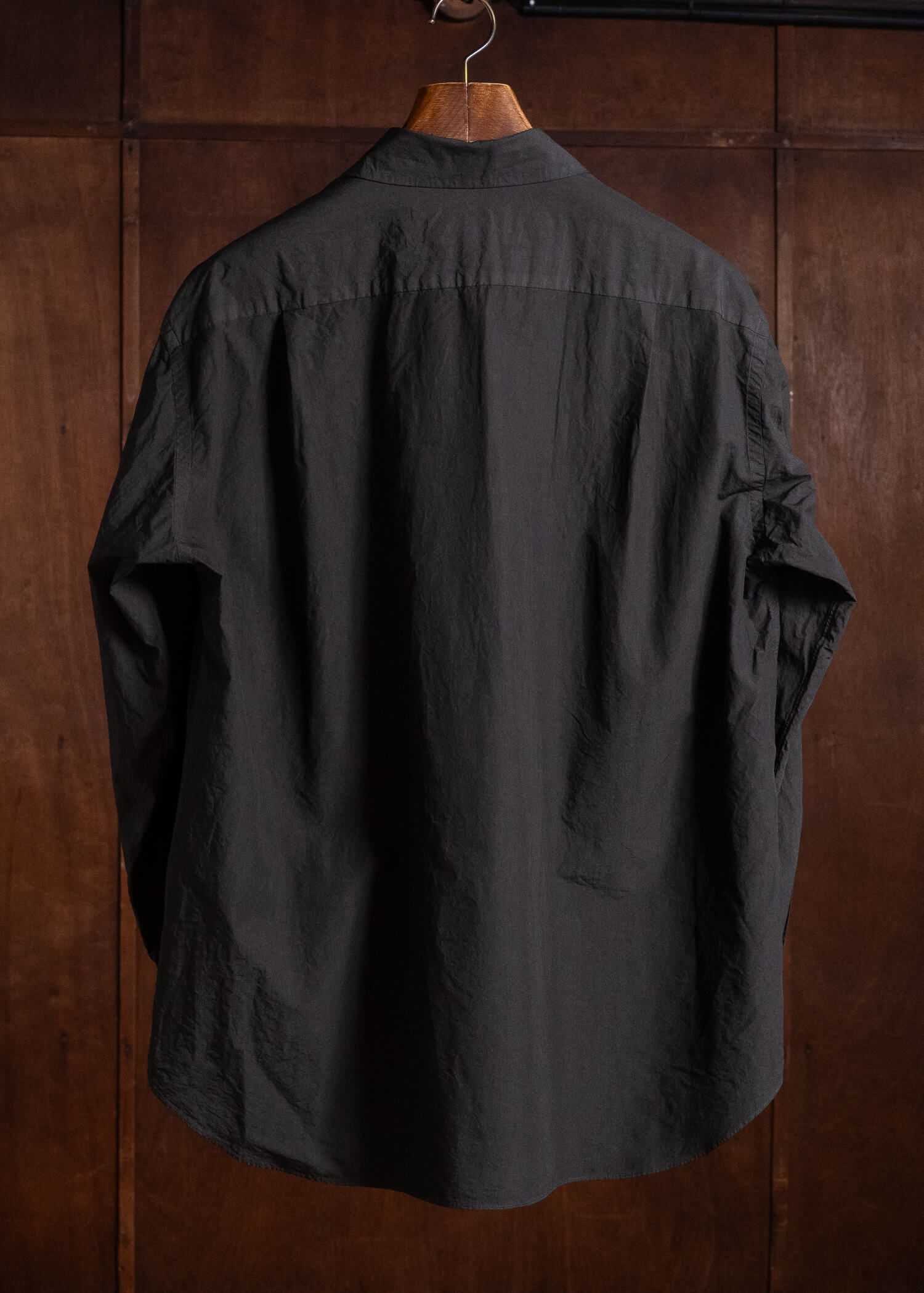 YOKO SAKAMOTO YS-26AW-78-KAKISHIBU Regular Collar Shirt KAKISHIBU