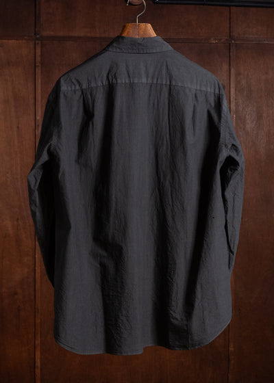 YOKO SAKAMOTO YS-26AW-78-MUGWORT × SUMI INK Regular Collar Shirt MUGWORT × SUMI INK