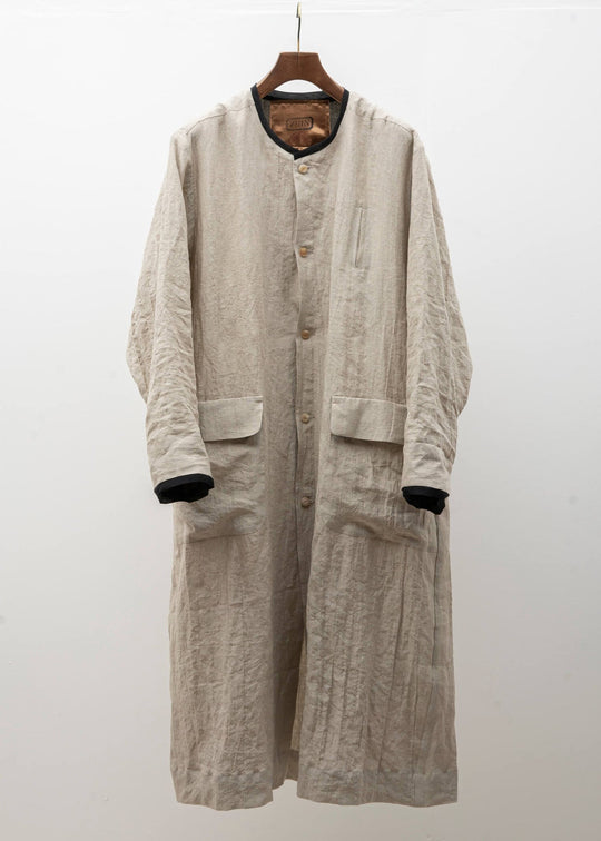 ZIIIN """"SANZOH"""" LINEN Desert coat / BEIGE