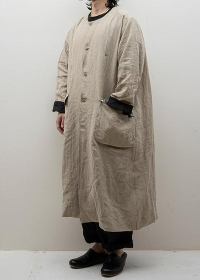 ZIIIN """"SANZOH"""" LINEN Desert coat / BEIGE
