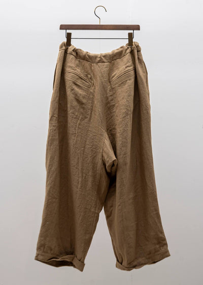 ZIIIN ZIIIN / """"""""DARMA"""""""" 3 Tuck Wide Pants / GOLD