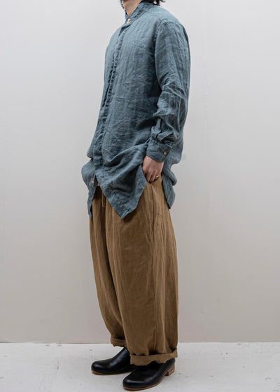 ZIIIN ZIIIN / """"""""DARMA"""""""" 3 Tuck Wide Pants / GOLD