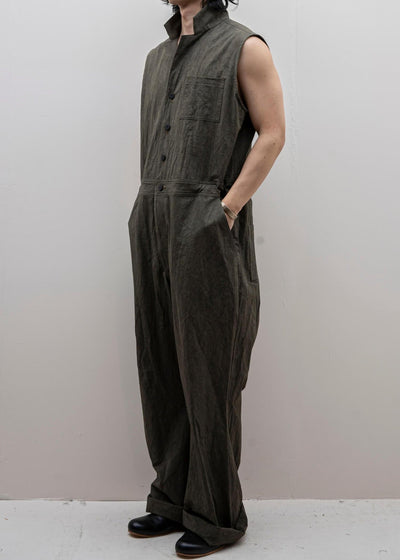 ZIIIN """"""""PAILONG"""""""" LEEVELESS ALL-IN-ONE / MOSS GREEN