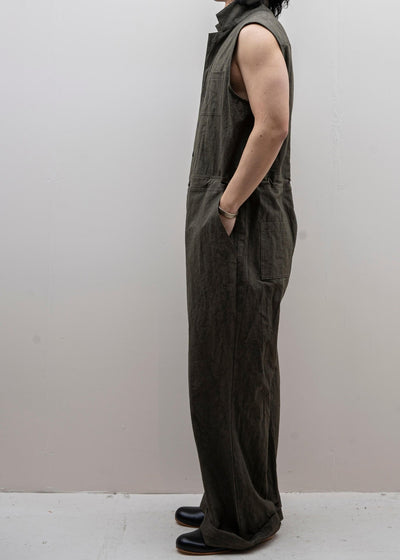 ZIIIN """"""""PAILONG"""""""" LEEVELESS ALL-IN-ONE / MOSS GREEN