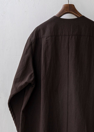 ZIIIN "SANZOH" Desert coat / DARK BROWN