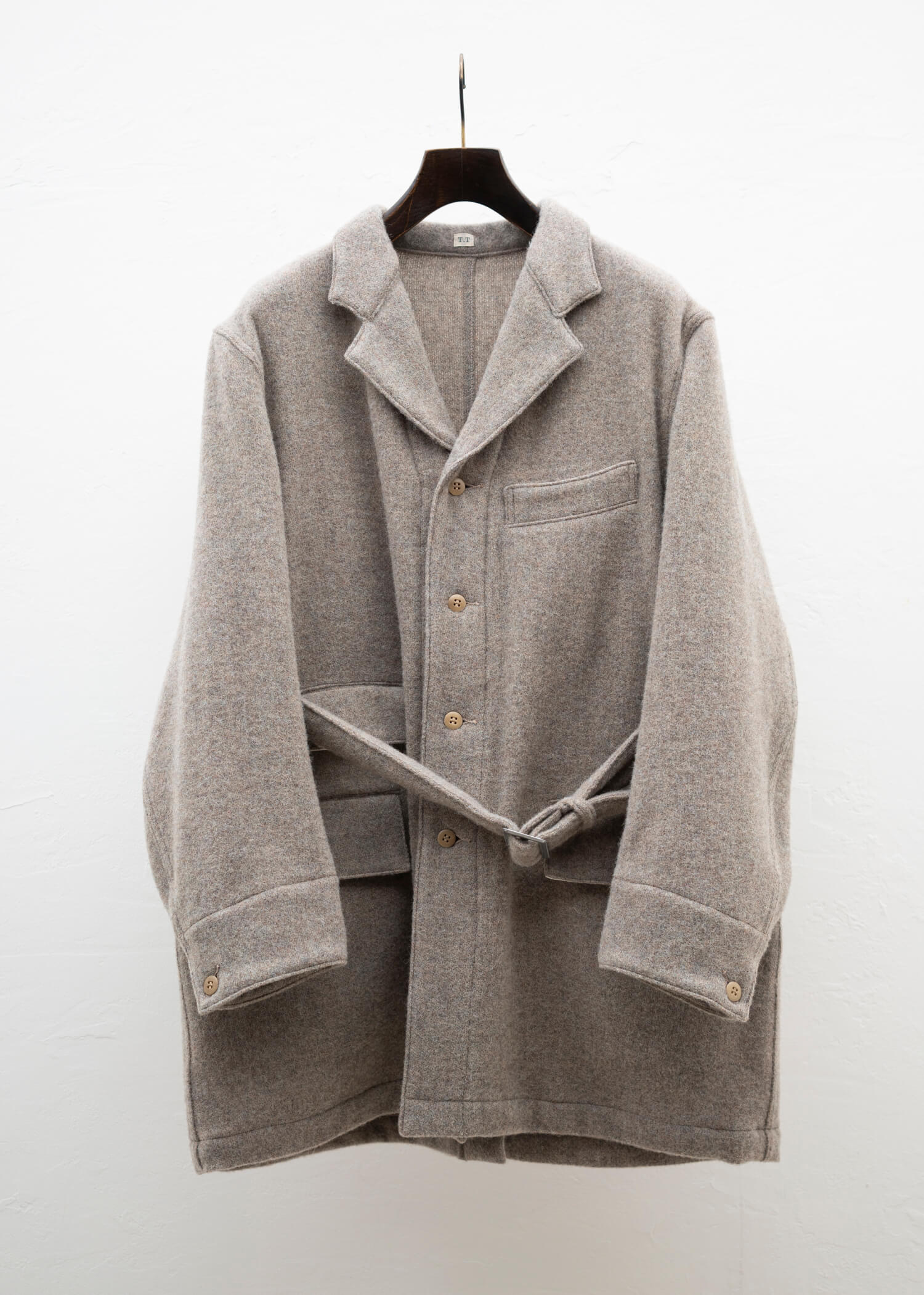 19,800円TAIGA TAKAHASHI belted engineer coat