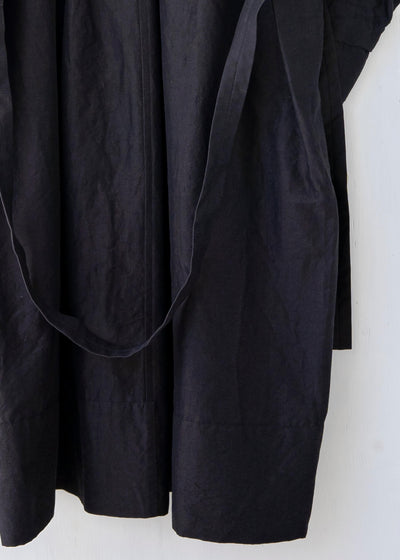 JAN-JAN VAN ESSCHE / "PARKA#8" INK RAMIE/COTTON BATIST