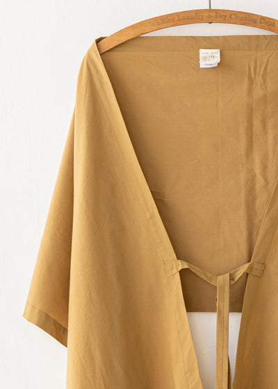 JAN-JAN VAN ESSCHE / "SCARF#22" MUSTARD SOFT COTTON SHIRTING