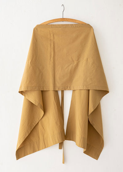 JAN-JAN VAN ESSCHE / "SCARF#22" MUSTARD SOFT COTTON SHIRTING