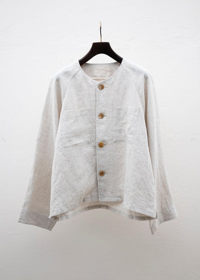ZIIIN "GOKUH" RAGLAN SLEEVE SHORT BLOUSON / KINARI