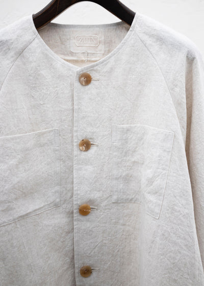 ZIIIN "GOKUH" RAGLAN SLEEVE SHORT BLOUSON / KINARI