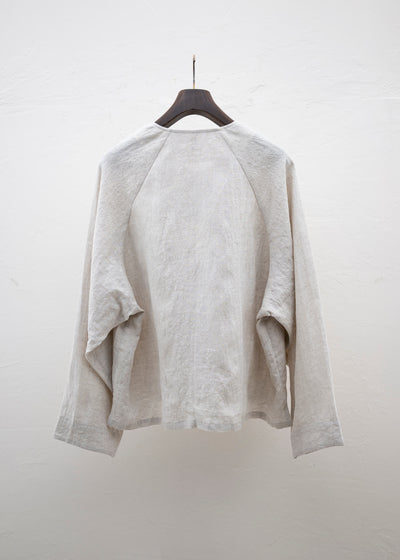 ZIIIN "GOKUH" RAGLAN SLEEVE SHORT BLOUSON / KINARI