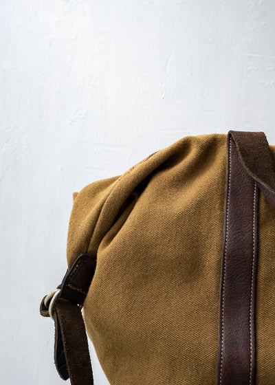 GUIDI / "T15M" ARMY CANVAS SMALL DUFFLE BAG