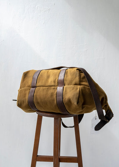 GUIDI / "T15M" ARMY CANVAS SMALL DUFFLE BAG
