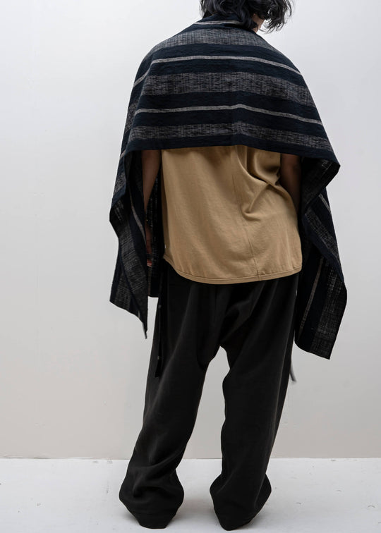 JAN-JAN VAN ESSCHE / "SCARF#22" BOLD STRIPED CLOTH