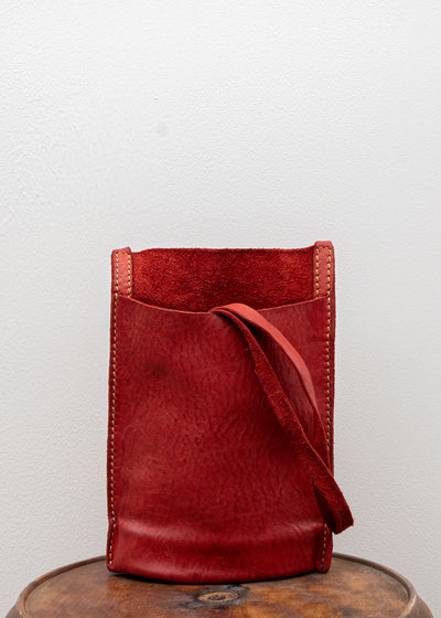GUIDI / "PKT1" PASSPORT BAG / SOFT HORSE FULL GRAIN / 1006T / RED