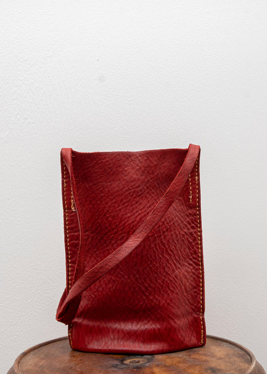 GUIDI / "PKT1" PASSPORT BAG / SOFT HORSE FULL GRAIN / 1006T / RED