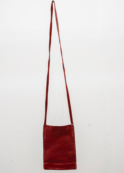 GUIDI / "PKT1" PASSPORT BAG / SOFT HORSE FULL GRAIN / 1006T / RED