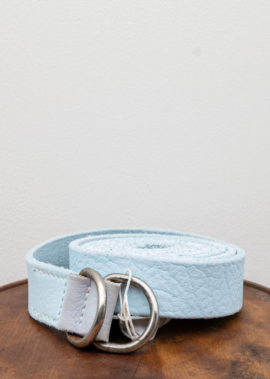 GUIDI / BLT / UNISEX LEATHER BELT / BISON FULL GRAIN / CO77T / ICE BLUE