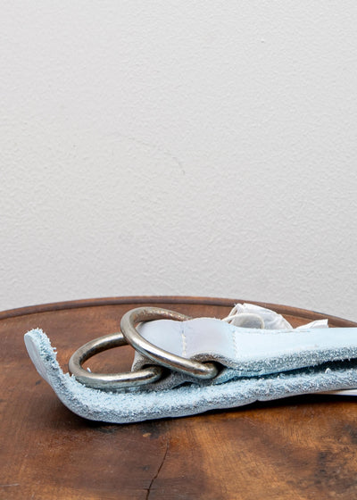 GUIDI / BLT / UNISEX LEATHER BELT / BISON FULL GRAIN / CO77T / ICE BLUE