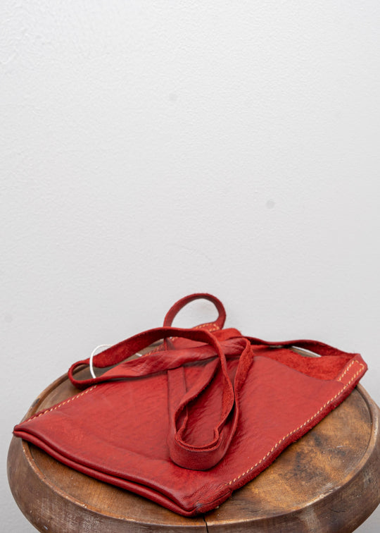 GUIDI / "PKT1" PASSPORT BAG / SOFT HORSE FULL GRAIN / 1006T / RED