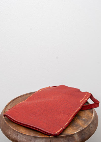 GUIDI / "PKT1" PASSPORT BAG / SOFT HORSE FULL GRAIN / 1006T / RED