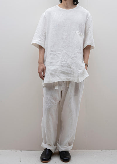 ZIIIN / "AVENO" One Pocket Loose Tunic / MILK