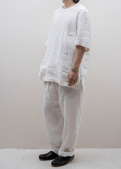 ZIIIN / "AVENO" One Pocket Loose Tunic / MILK