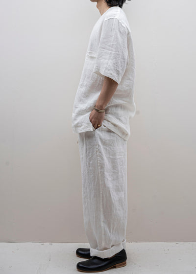 ZIIIN / "AVENO" One Pocket Loose Tunic / MILK
