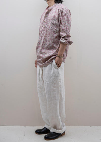 ZIIIN PRINCE PAISLEY SHIRTS / PURPLE