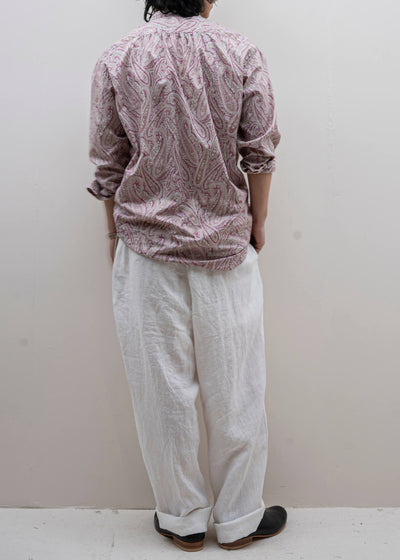 ZIIIN PRINCE PAISLEY SHIRTS / PURPLE