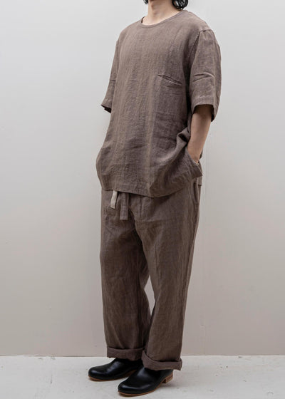 ZIIIN / "AVENO" One Pocket Loose Tunic / COCOA